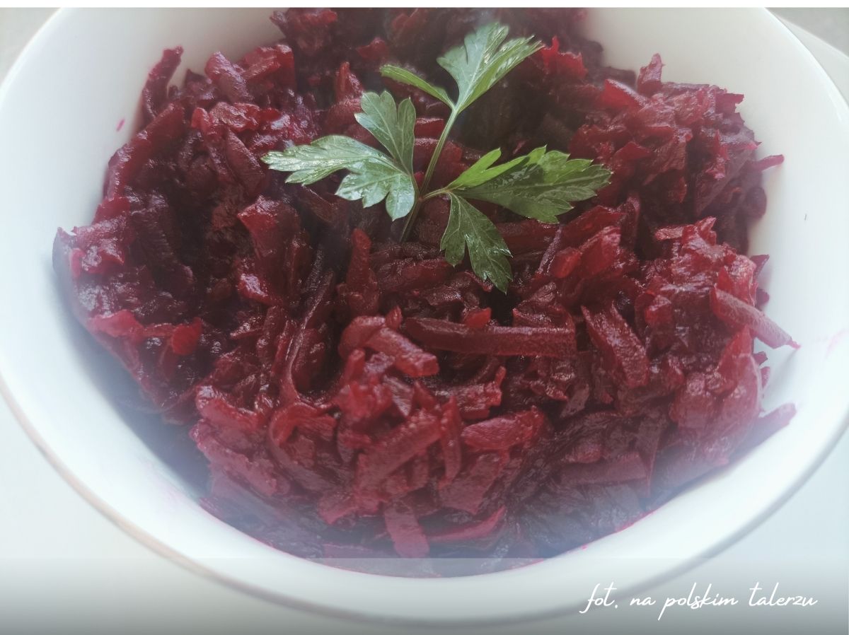buraczki do obiadu pieczone i zasmażane