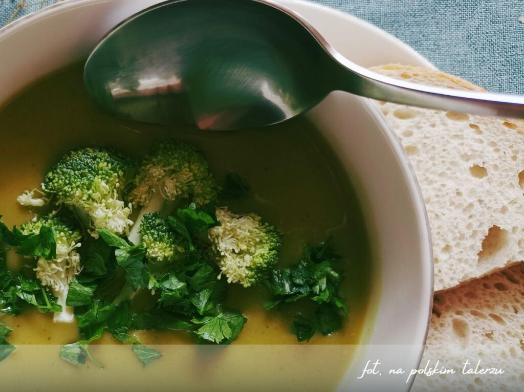 Zupa krem z brokuła, krem z brokułów, 2