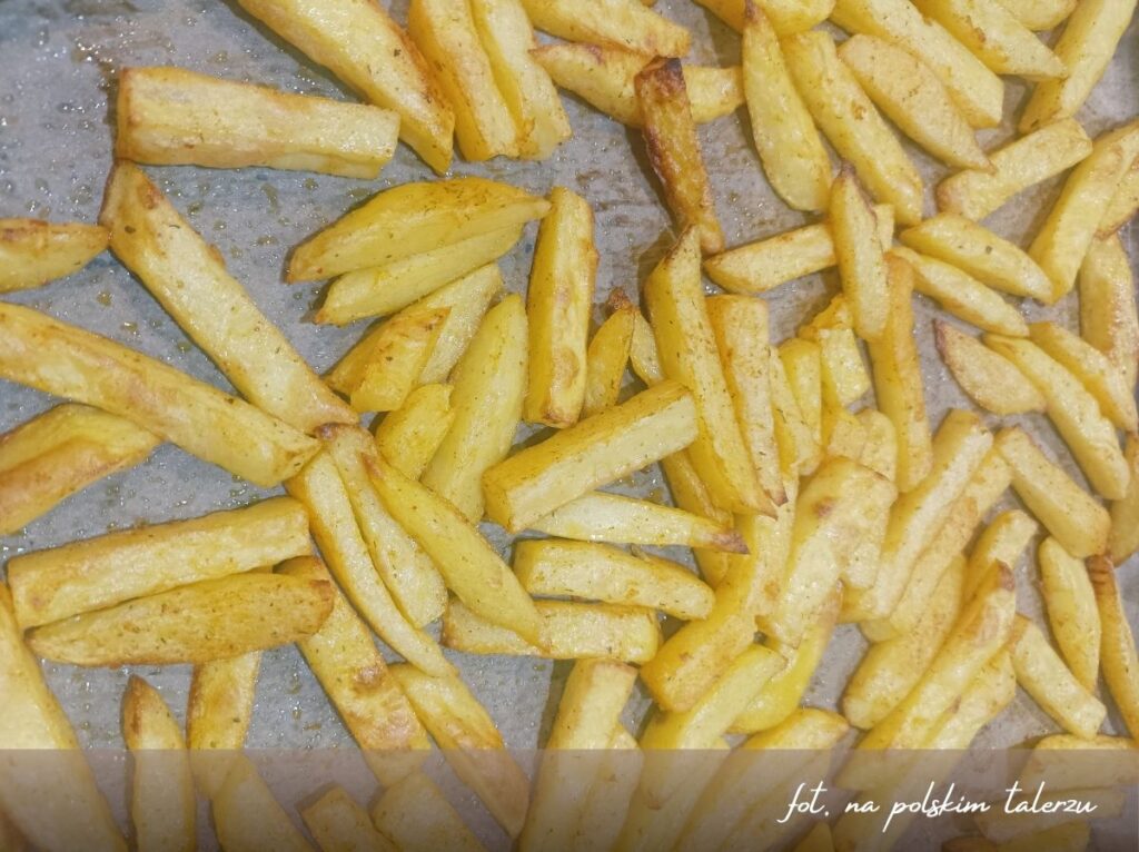 Domowe frytki pieczone w piekarniku zamiast smażenia Domowe frytki z piekarnika, 3