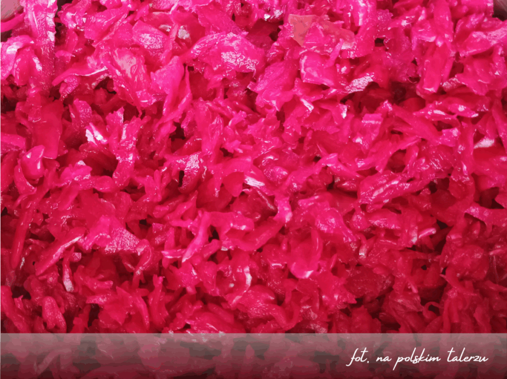 Kapusta czerwona kiszona, czerwona kapusta zasmażana, 5