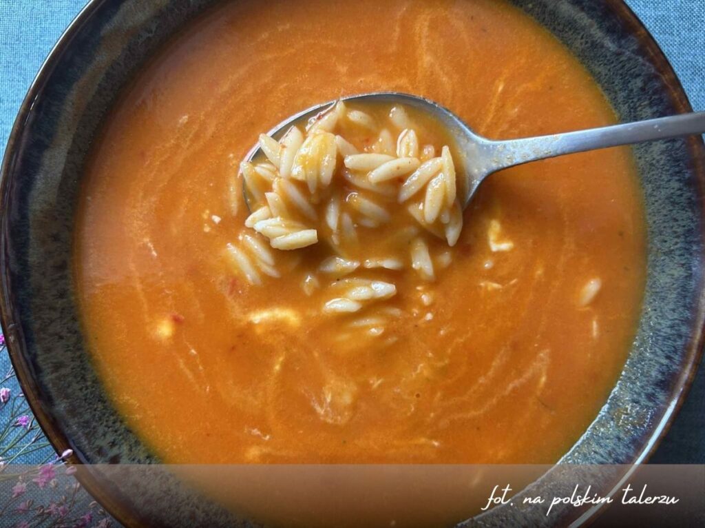 Zupa pomidorowa ze świeżych pomidorów, pomidorówka, klasyczna zupa pomidorowa
