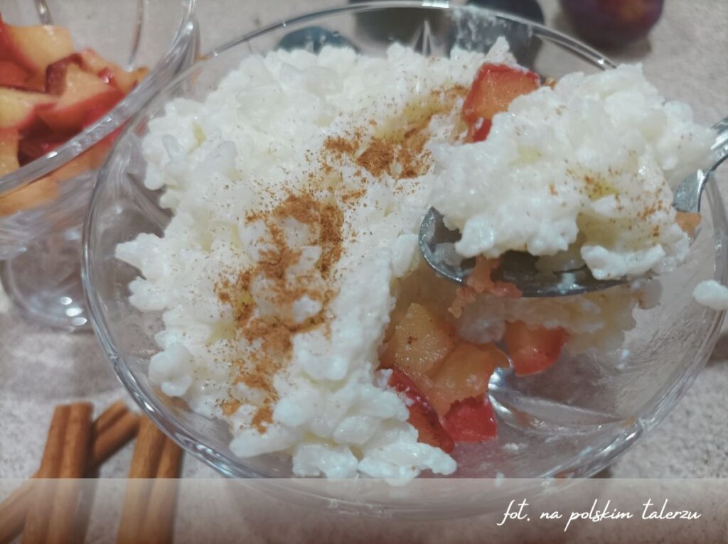 Ryz na mleku z jablkami, 3