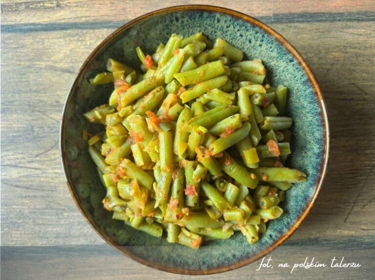 Fasolka szparagowa, zielona fasola, dodatek do obiadu, sałatka,
