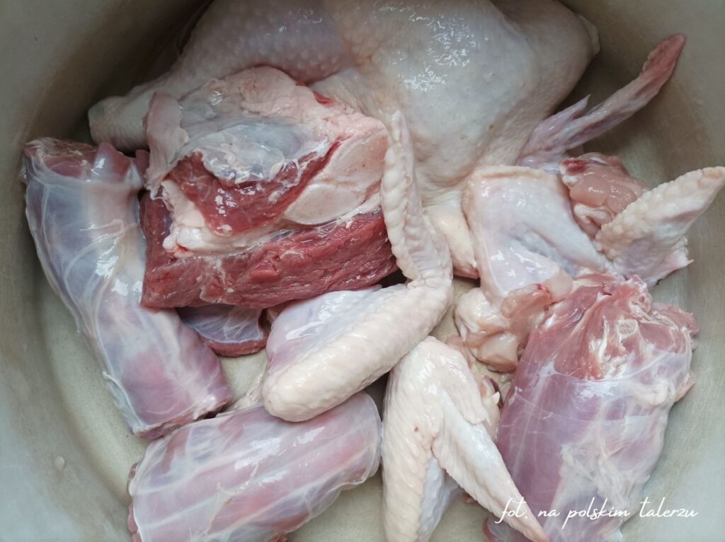 Rosół wołowo drobiowy