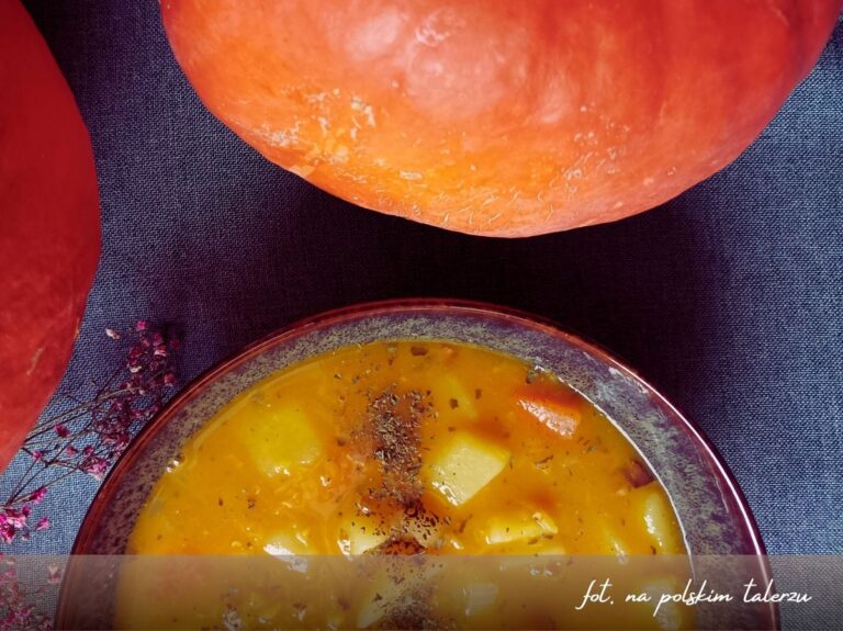 ZUPA Z CZERWONĄ SOCZEWICĄ I DYNIĄ PRZEPIS