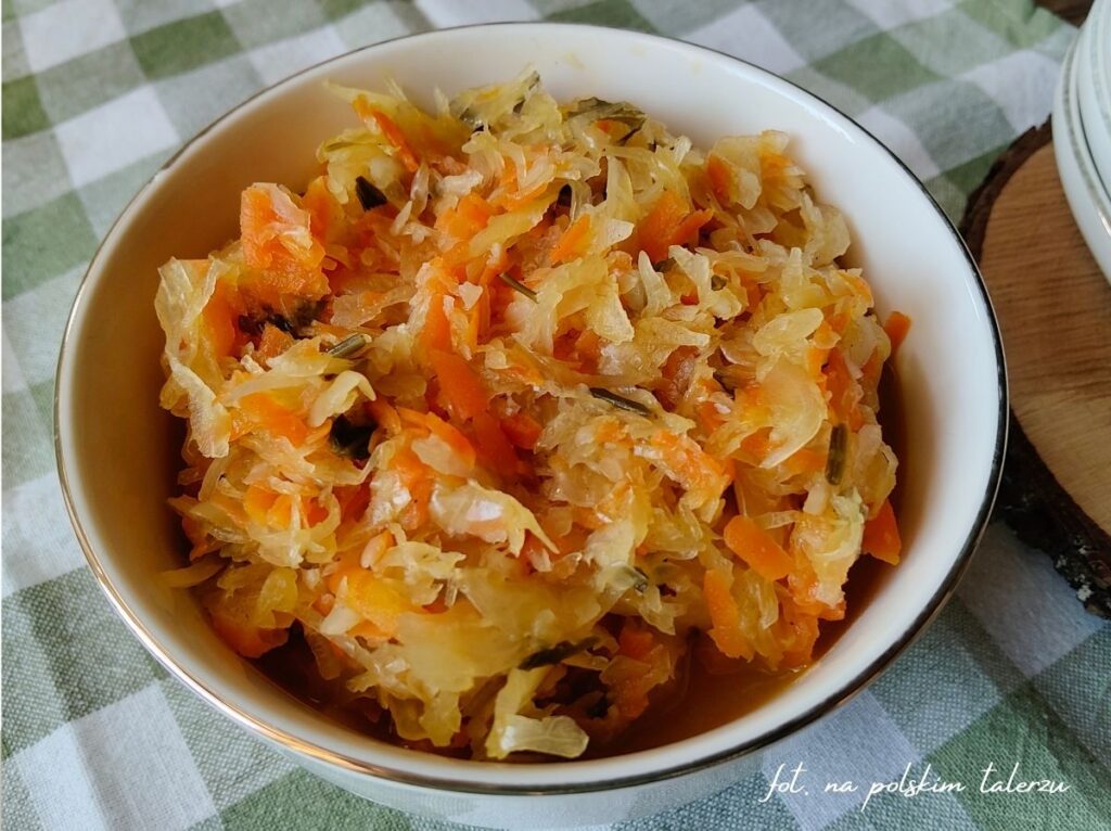 Kapusta kiszona zasmażana, 1