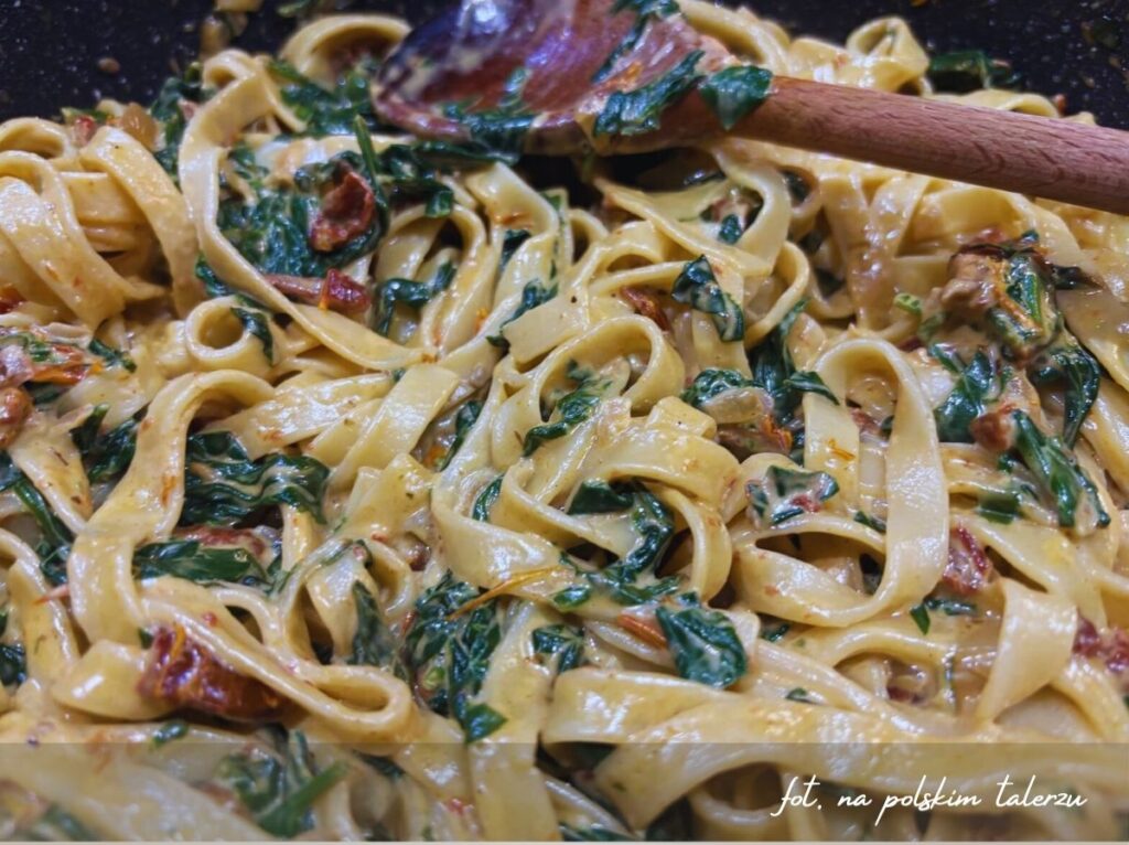 Makaron ze szpinakiem, 3
