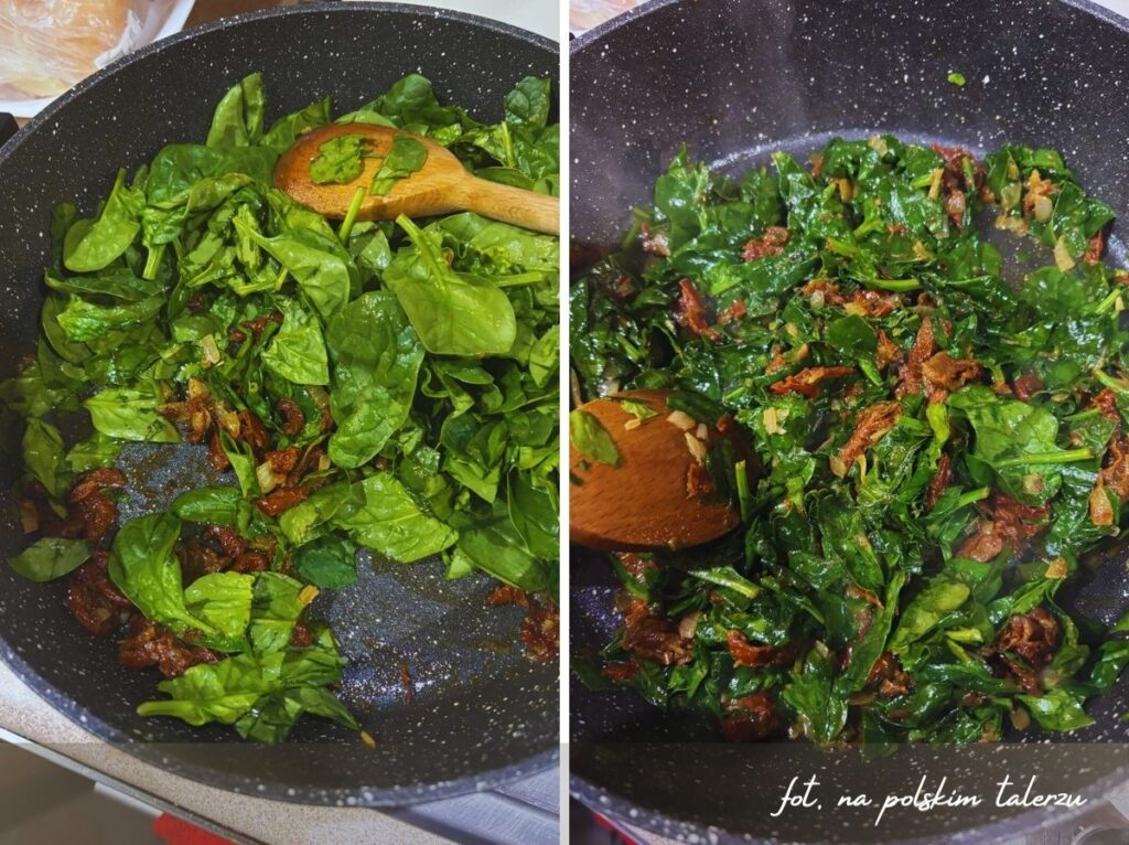 Makaron ze szpinakiem, 2