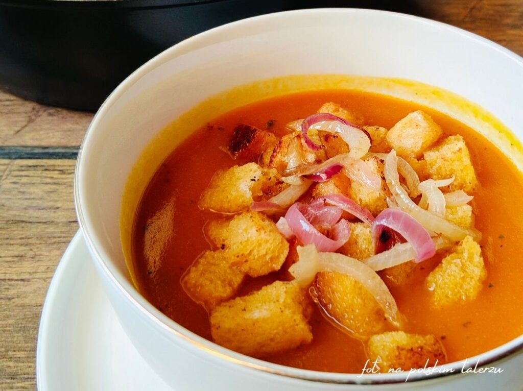 Zupa krem z pieczonej dyni